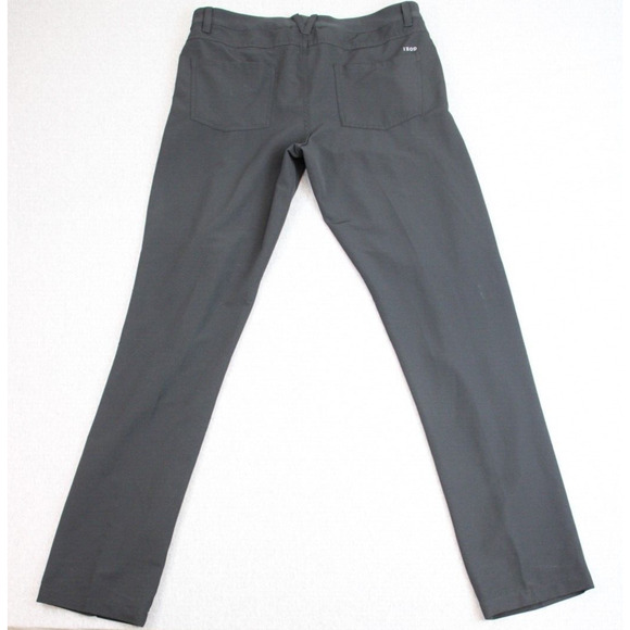 Izod Golf Pants Mens Size 34X34 Black Z Series Flat Front Mid Rise With Pockets - Picture 2 of 9